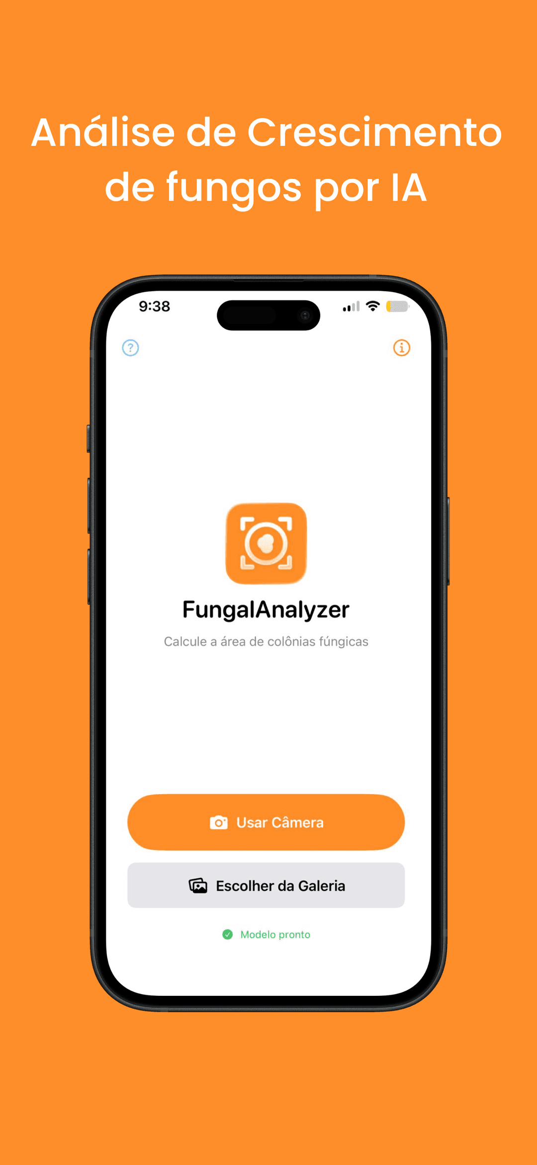 Tela inicial do FungalAnalyzer
